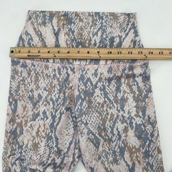 Evolution And Creation Size Small High Waist Pink Reptile Print The Mia Legging - Picture 7 of 10